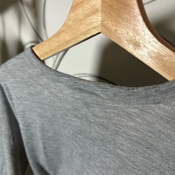 M&M Gray Long Sleeve Shirt with Rainbow Design Size Women’s Medium - Picture 5 of 5